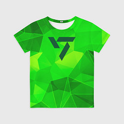 Футболка детская Seventeen green poly, цвет: 3D-принт