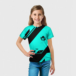 Футболка детская Deathstranding geometry, цвет: 3D-принт — фото 2