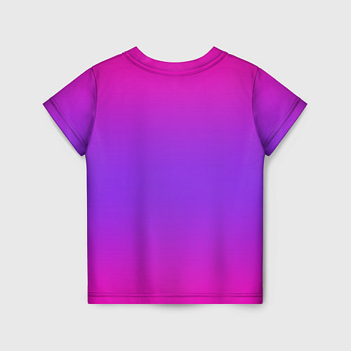 Детская футболка Sally Face neon gradient / 3D-принт – фото 2