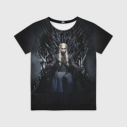 Футболка детская Дейнерис Таргариен игра престолов, цвет: 3D-принт
