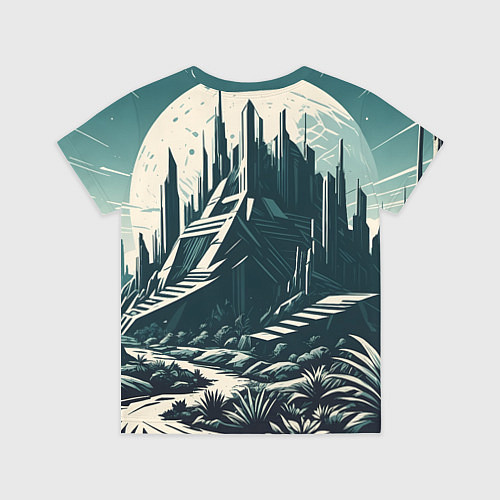 Детская футболка Фантастика город / 3D-принт – фото 2