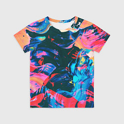 Футболка детская Colors, цвет: 3D-принт