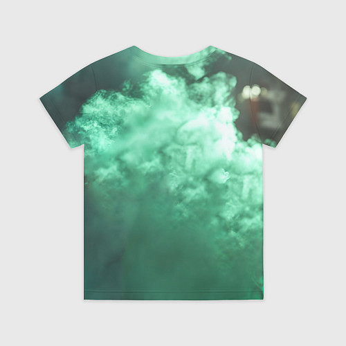 Детская футболка Stalker 2 череп с зелеными глазами / 3D-принт – фото 2