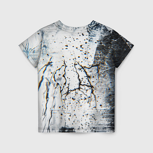 Детская футболка Silenthill текстура глитч / 3D-принт – фото 2