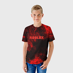 Футболка детская Roblox space, цвет: 3D-принт — фото 2
