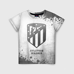 Футболка детская Atletico Madrid - white gradient, цвет: 3D-принт