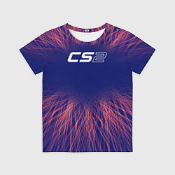 Футболка детская Counter Strike 2 red energy, цвет: 3D-принт