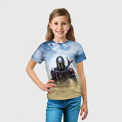 Футболка детская Дин Джарин - Мандалорец, цвет: 3D-принт — фото 2