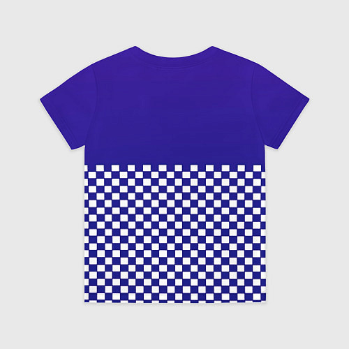 Детская футболка Cyberpunk 2077 клетка / 3D-принт – фото 2