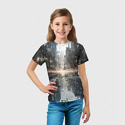 Футболка детская Сюрреализм абстракция, цвет: 3D-принт — фото 2