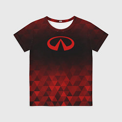 Футболка детская Infiniti red poly, цвет: 3D-принт