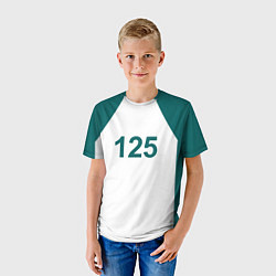Футболка детская Игра в кальмара 125, цвет: 3D-принт — фото 2