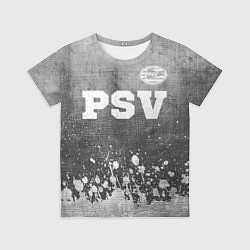 Футболка детская PSV - grey gradient посередине, цвет: 3D-принт