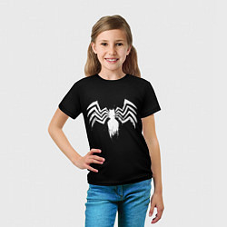 Футболка детская Venom - logo, цвет: 3D-принт — фото 2