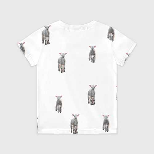 Детская футболка Ягнята овцы / 3D-принт – фото 2