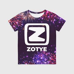 Футболка детская Праздничный Zotye, цвет: 3D-принт