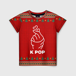 Футболка детская K Pop new year, цвет: 3D-принт