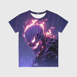 Футболка детская Ghost Rider - Neon rain, цвет: 3D-принт