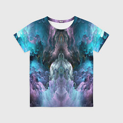 Футболка детская Фантастический неоновый космос, цвет: 3D-принт