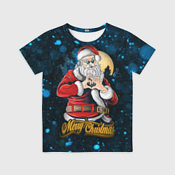Детская футболка Романтичный санта