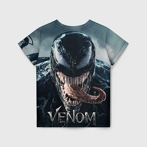 Детская футболка Venom head with tongue / 3D-принт – фото 2