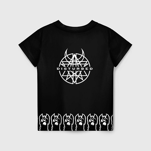 Детская футболка Disturbed: cat rock / 3D-принт – фото 2