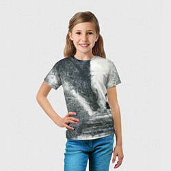 Футболка детская Лестница и дверь - нейросеть, цвет: 3D-принт — фото 2