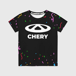 Футболка детская Chery конфети, цвет: 3D-принт