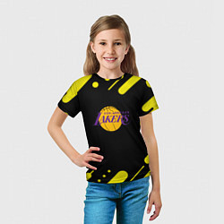 Футболка детская Lakers club, цвет: 3D-принт — фото 2