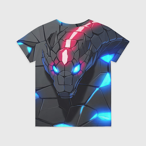 Детская футболка Кибер-змея / 3D-принт – фото 2