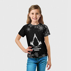 Футболка детская Снежный Assassins Creed, цвет: 3D-принт — фото 2