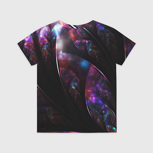 Детская футболка Неоновая психоделика абстракция / 3D-принт – фото 2
