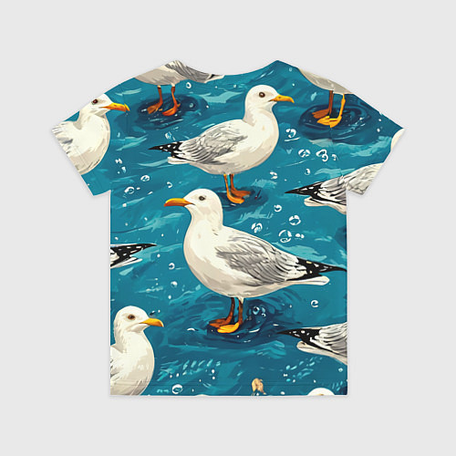 Детская футболка Чайка / 3D-принт – фото 2