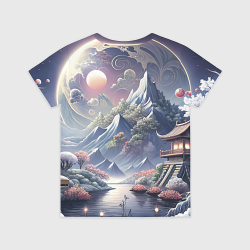 Детская футболка Япония - природа / 3D-принт – фото 2