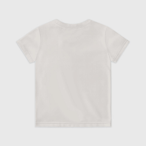 Детская футболка Вязью Таня - чёрная надпись / 3D-принт – фото 2