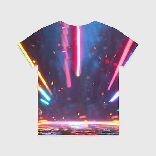 Детская футболка Уточка в неоне / 3D-принт – фото 2