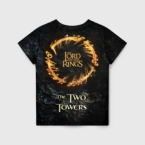 Детская футболка Lord of the rings - the two towers / 3D-принт – фото 2