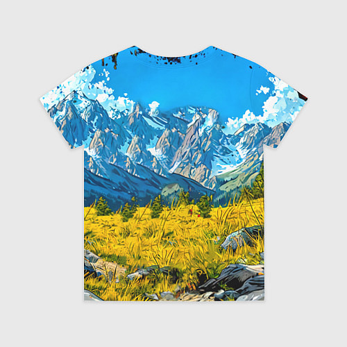 Детская футболка Горный козел / 3D-принт – фото 2