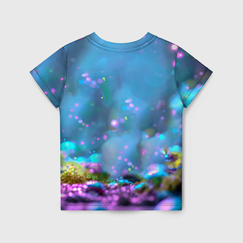Детская футболка Ёжики в сказаочном лесу / 3D-принт – фото 2
