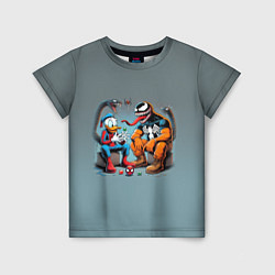 Футболка детская Two dudes - Venom and Spider-Duck, цвет: 3D-принт