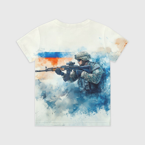 Детская футболка Русские не сдаются / 3D-принт – фото 2