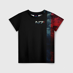 Футболка детская Shepard N7 - светлый, цвет: 3D-принт