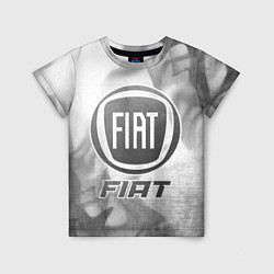 Футболка детская Fiat - white gradient, цвет: 3D-принт