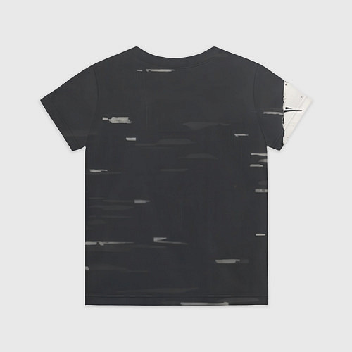 Детская футболка Волк с автоматом и золотой цепью / 3D-принт – фото 2