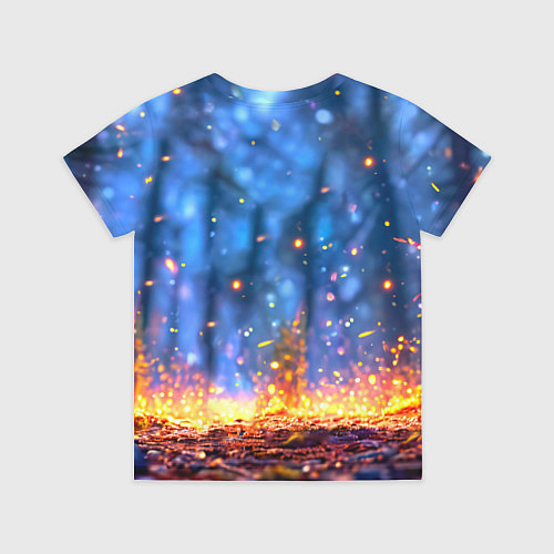 Детская футболка Лосенок в лесу / 3D-принт – фото 2