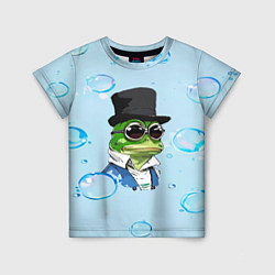 Футболка детская Pepe в шляпе, цвет: 3D-принт