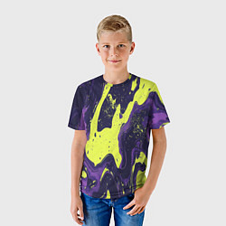 Футболка детская Камуфляжный пятна, цвет: 3D-принт — фото 2