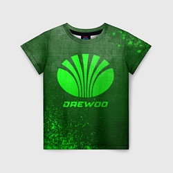 Футболка детская Daewoo - green gradient, цвет: 3D-принт