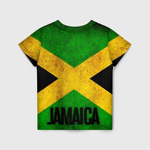 Детская футболка Jamaica lion flag / 3D-принт – фото 2