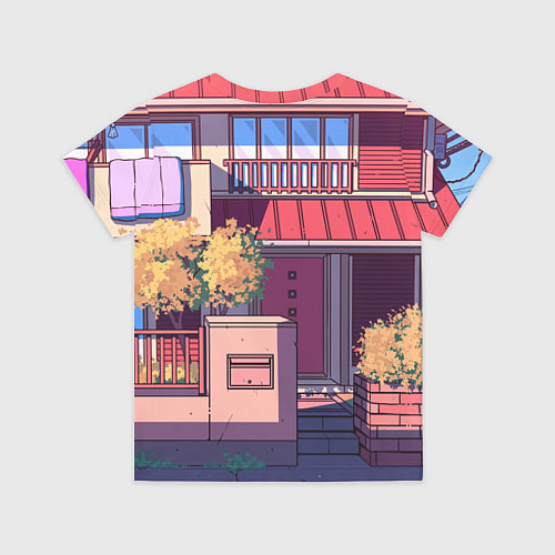 Детская футболка Lo-fi японский стиль улица / 3D-принт – фото 2